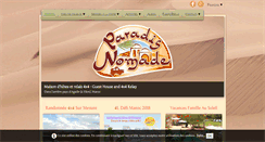 Desktop Screenshot of paradis-nomade.com