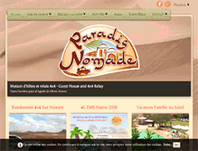 Tablet Screenshot of paradis-nomade.com